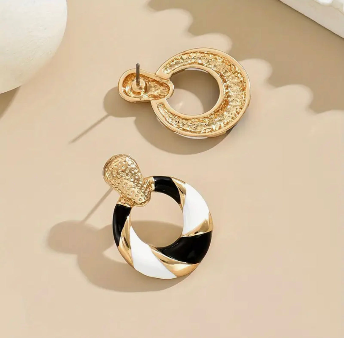 Spiral windmill earrings