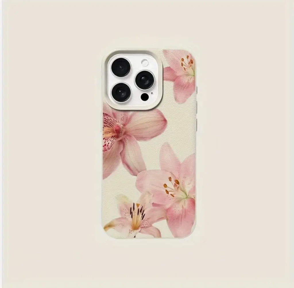 Soft Pink Lily Pattern