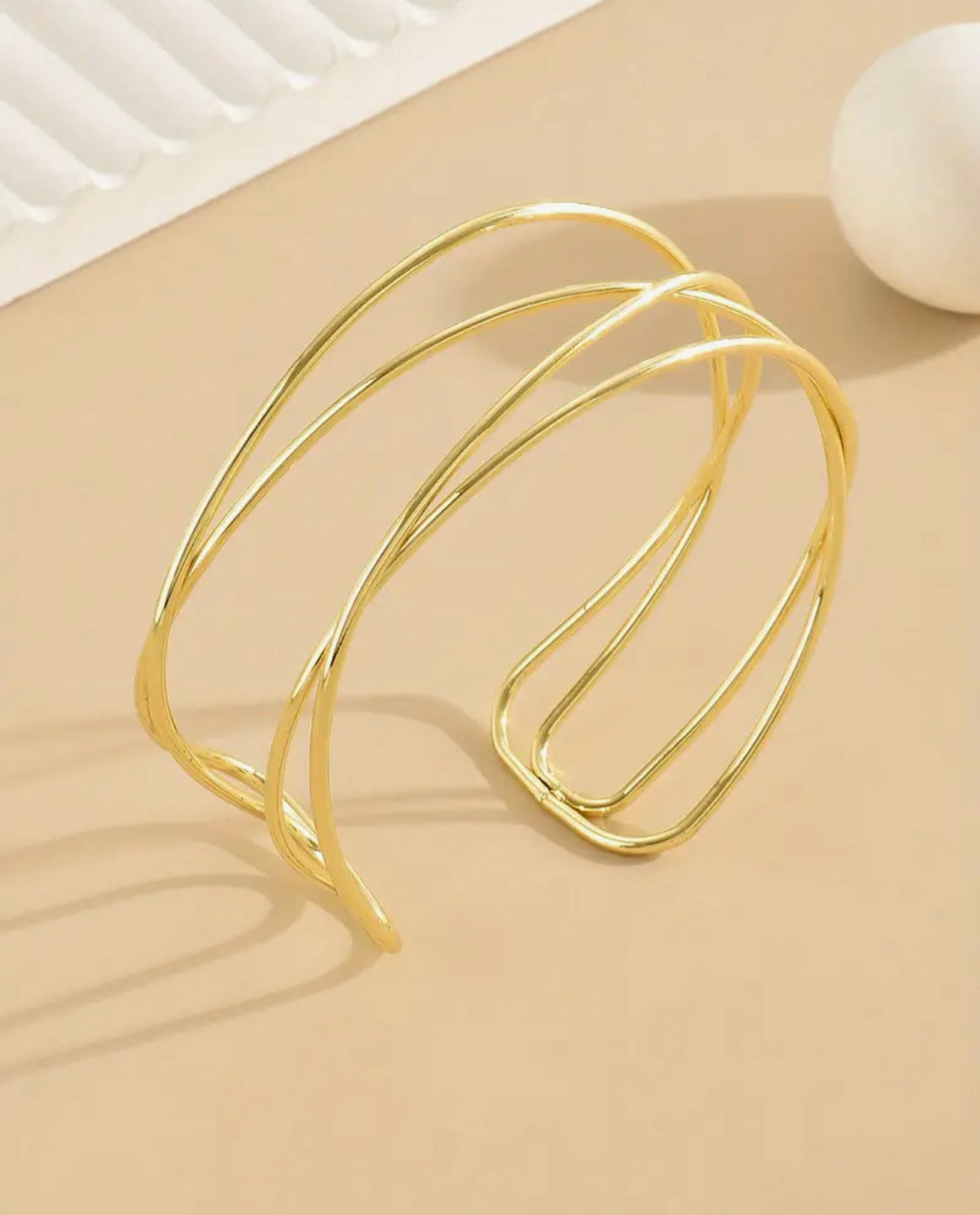 Wire Interwoven Armcuff