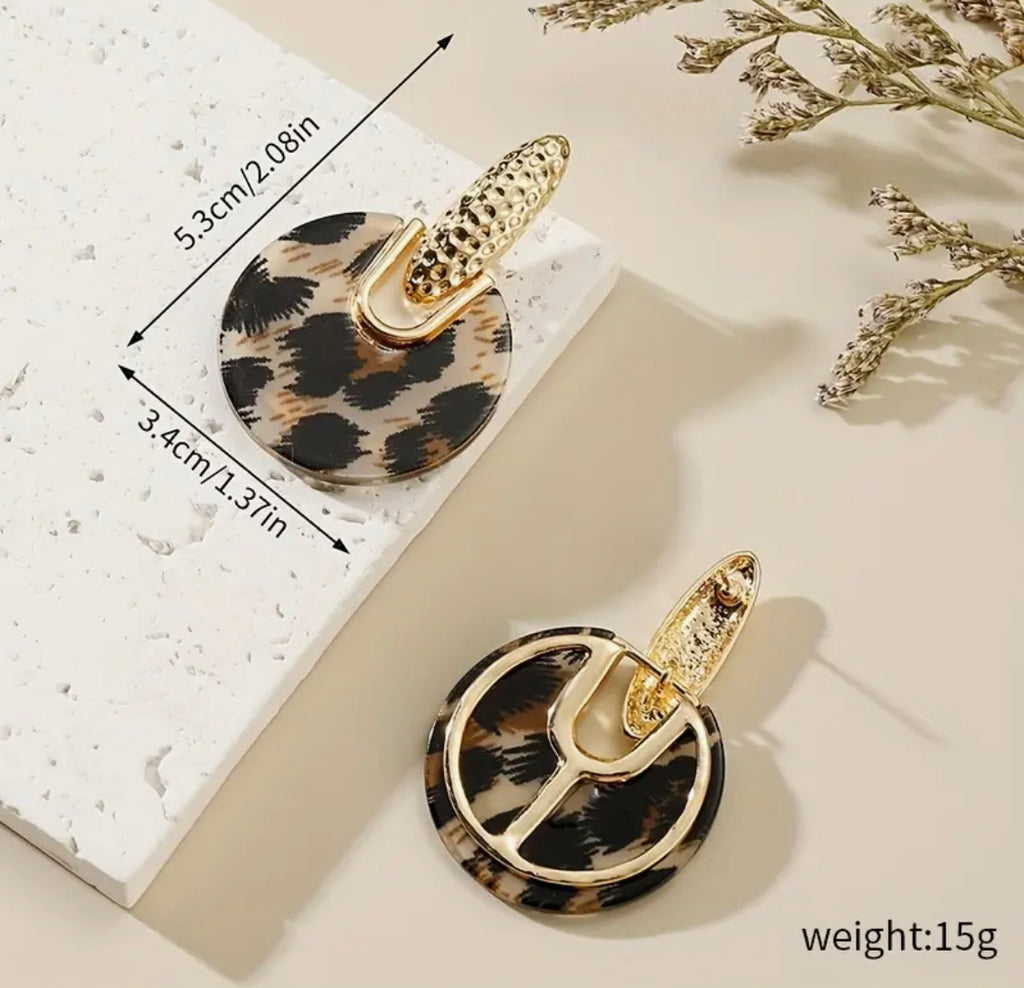 Cheetah hoops