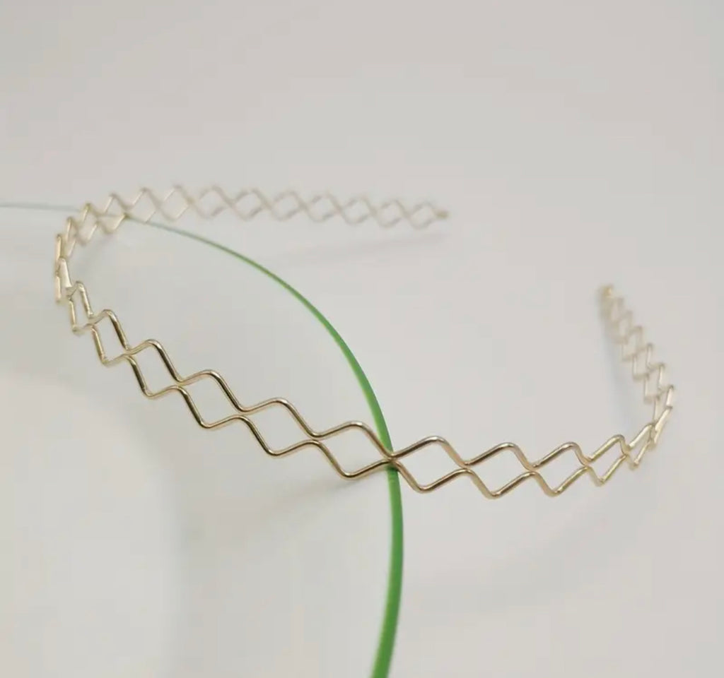 3pcs golden twist headbands