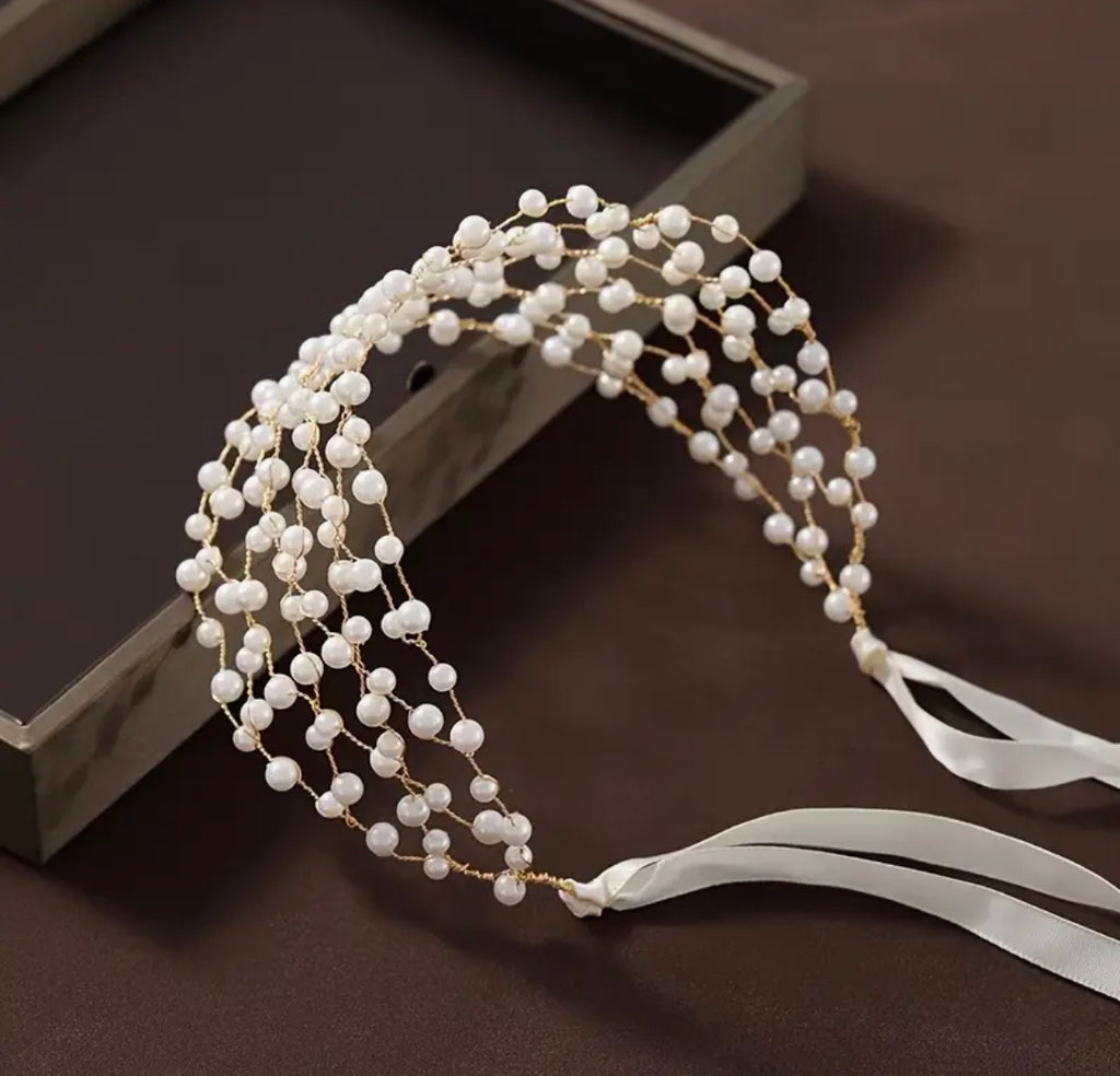Aurelia Beaded Veil