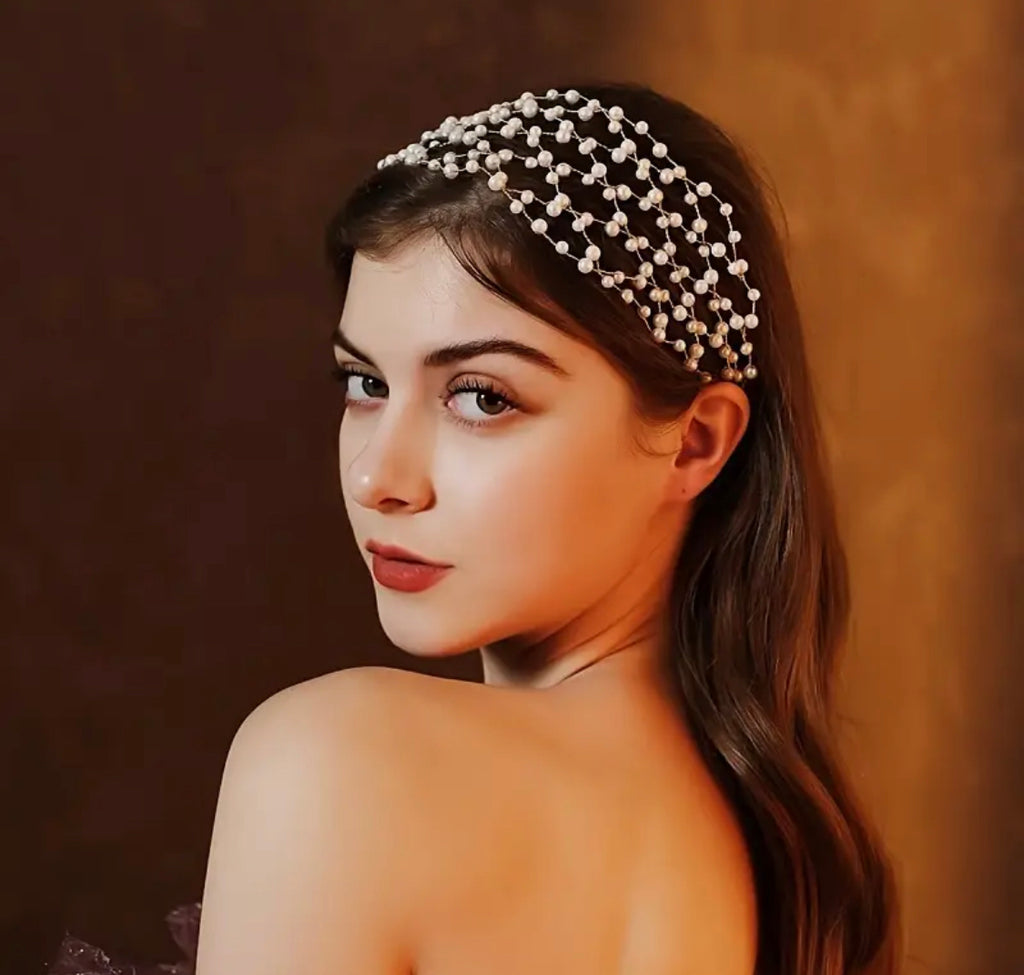 Aurelia Beaded Veil