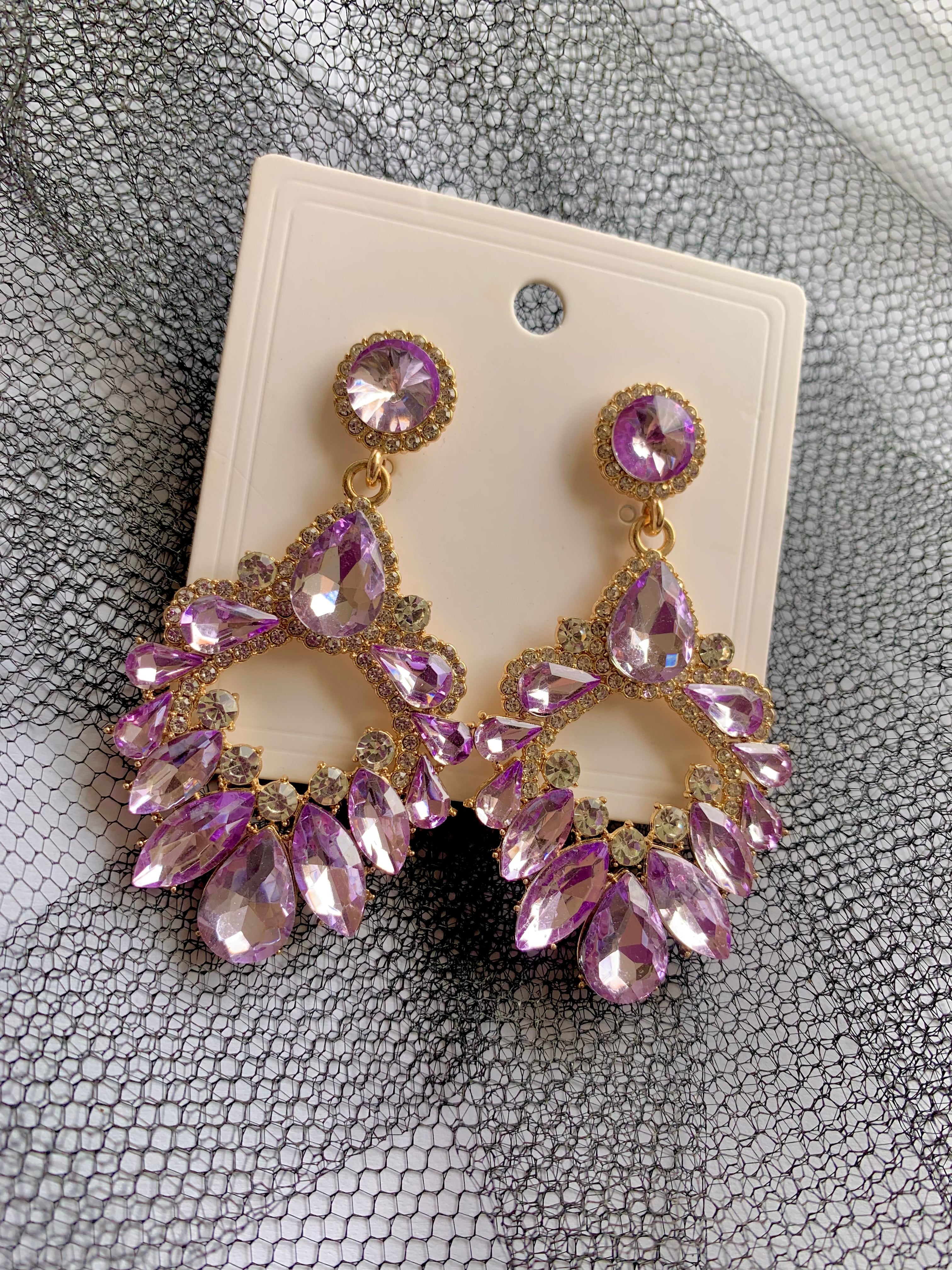 Lavender Lumina Earrings