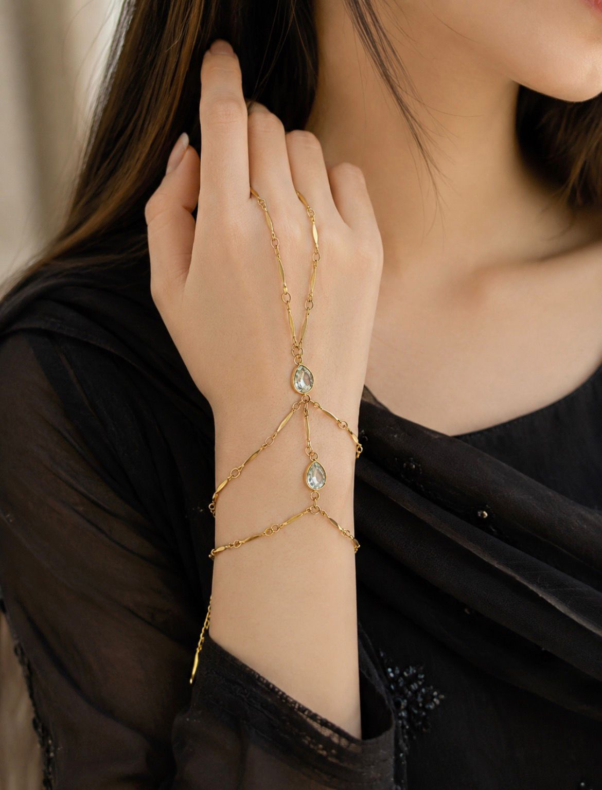 Crystal Duet Hand Chain