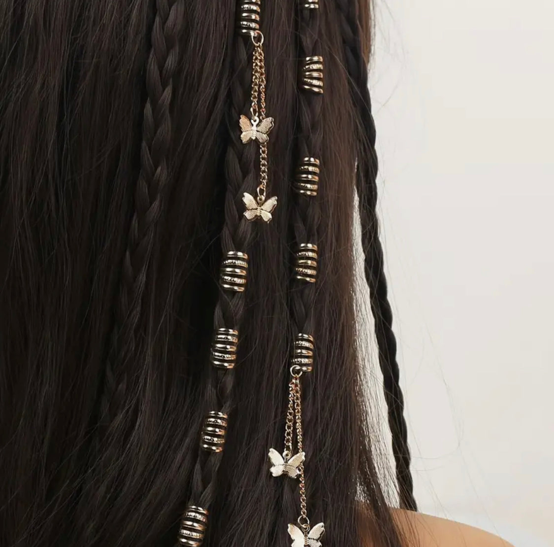 12pcs Butterfly Braid Rings