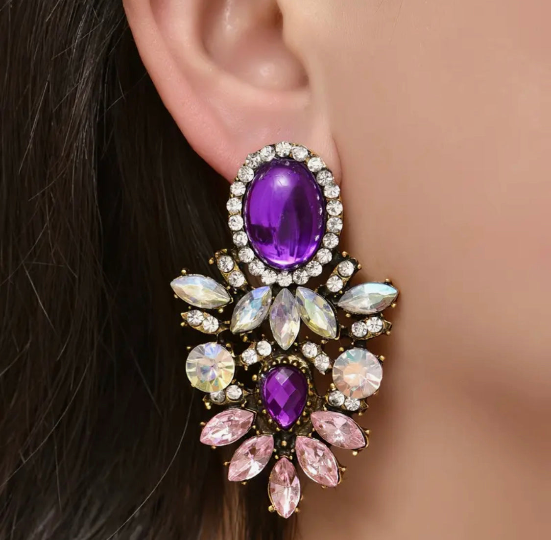 Imperial Bloom Statement Earrings!