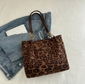 Leapord tote bag