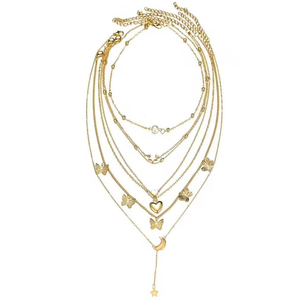 6pcs necklaces set