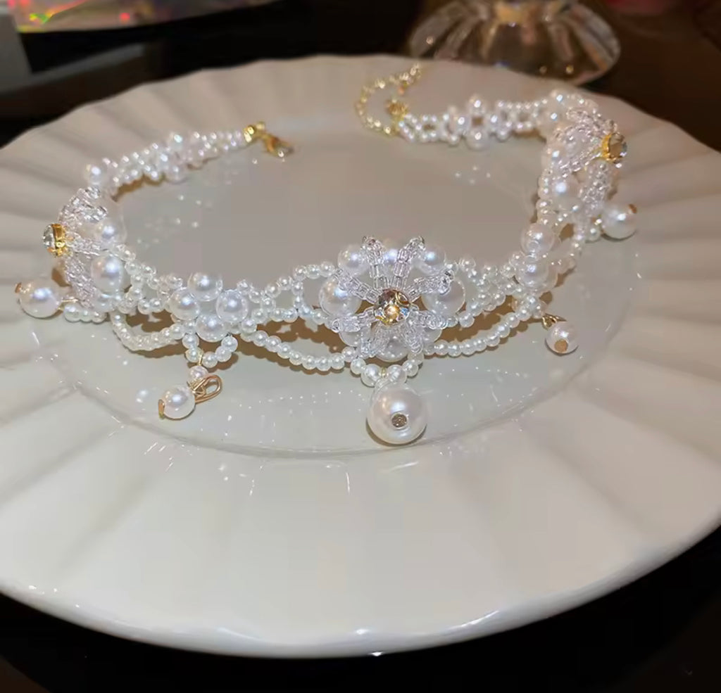 Vintage Pearl Choker