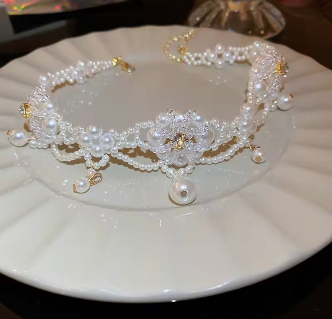 Vintage Pearl Choker