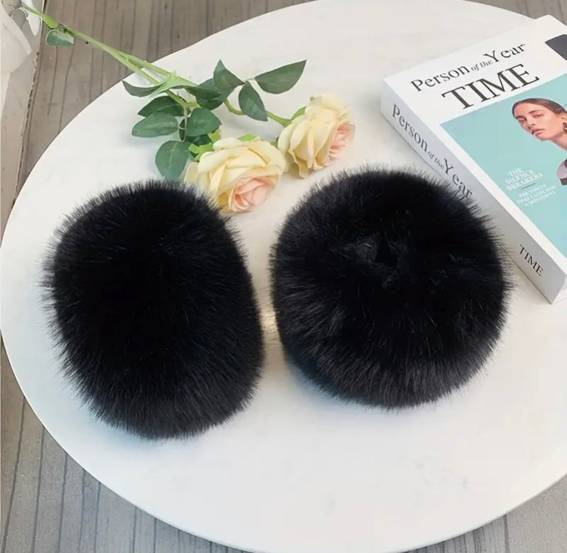 Faux Fur Wrist Cuffs