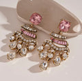 Rose Majesty Chandelier Earrings