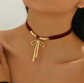 Vintage Bow Choker